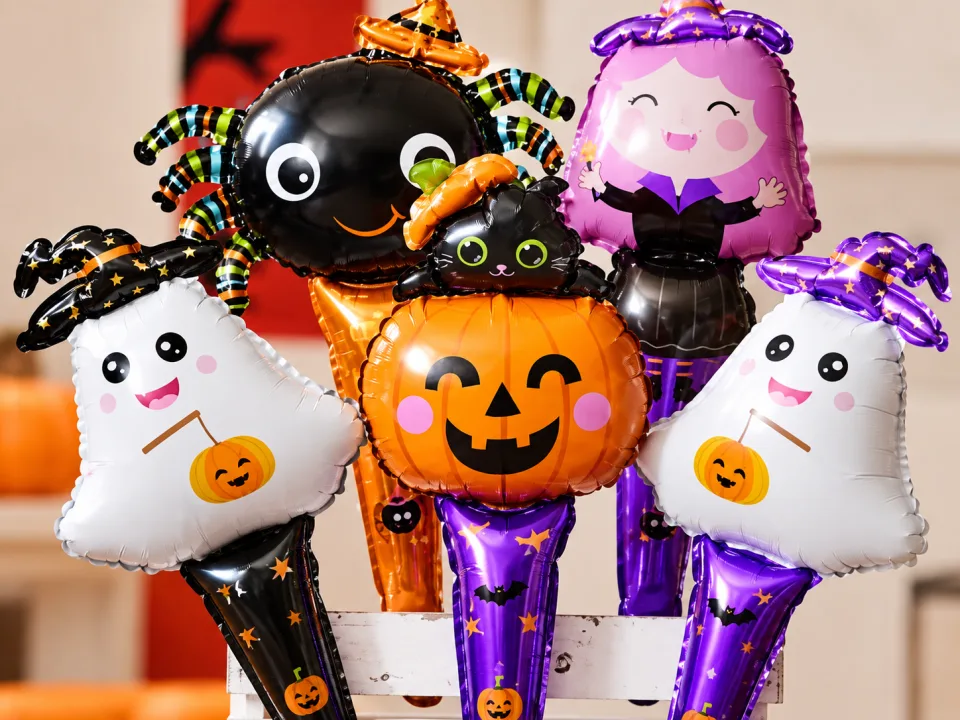 Halloween character balloons